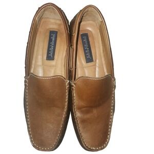 Giorgio Brutini Le Glove Mens 10.5M Brown Leather Driving Loafers 478804